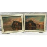 PAIR OF OIL PAINTINGS OF COASTAL SCENES IN TORBAY, BOTH SIGNED RAYMOND PRICE