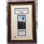 F/G FRANKIE DETORI PICTURE BEARING THE NAME SIGNATURE