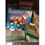 CARTON WITH VARIOUS CHILDREN'S GAMES & JIGSAW PUZZLES