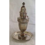 800 STANDARD SMALL SUGAR CASTER & A PIN TRAY,178g