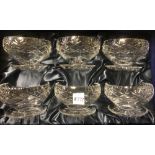 BOXED WEBB CORBETT CRYSTAL DESSERT GLASSES - SET OF 6