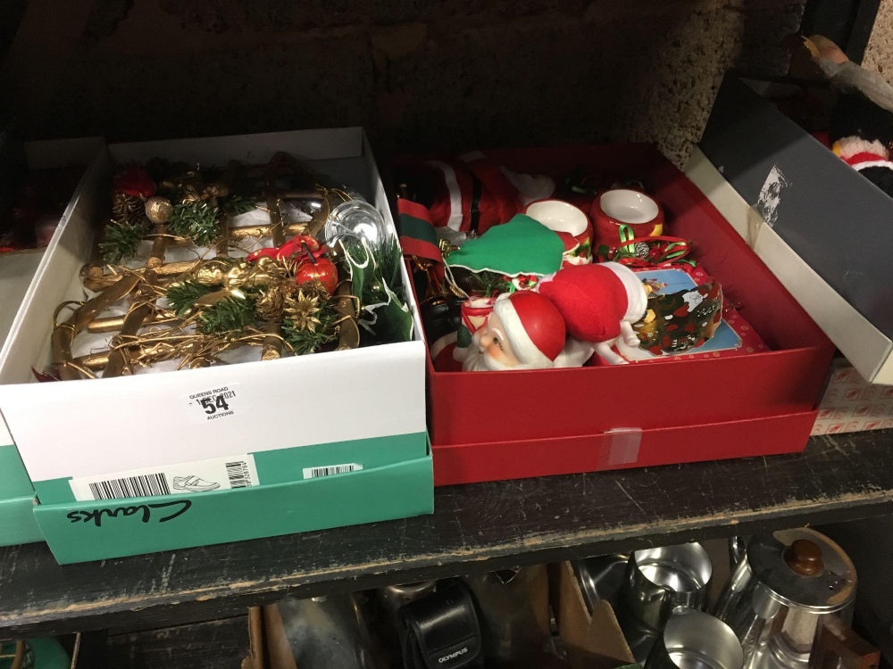 3 SHELVES OF CHRISTMAS DECORATIONS - Image 9 of 10