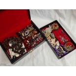 BOX OF DRESS JEWELLERY