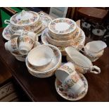 PARAGON BONE CHINA DINNER SERVICE & TEA SERVICE, COUNTRY LANE PATTERN