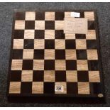 ONYX CHESS BOARD & MATCHING CHESS PIECES,ALL COMPLETE