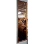 GILT FRAME HALL MIRROR, 3ft 9'' LONG