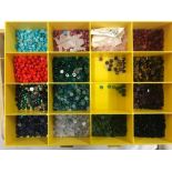 BOX OF VARIOUS SMALLER CABOUCHN GEMSTONES