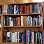 3 SHELVES OF HARDBACK & SOFT BACK BOOKS, NOVEL, BIOGRAPHIES, EXETER , DARTMOOR ETC