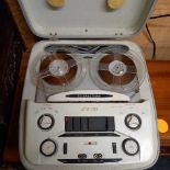 VINTAGE ELIZABETHAN LZ29 REEL TO REEL TAPE RECORDER