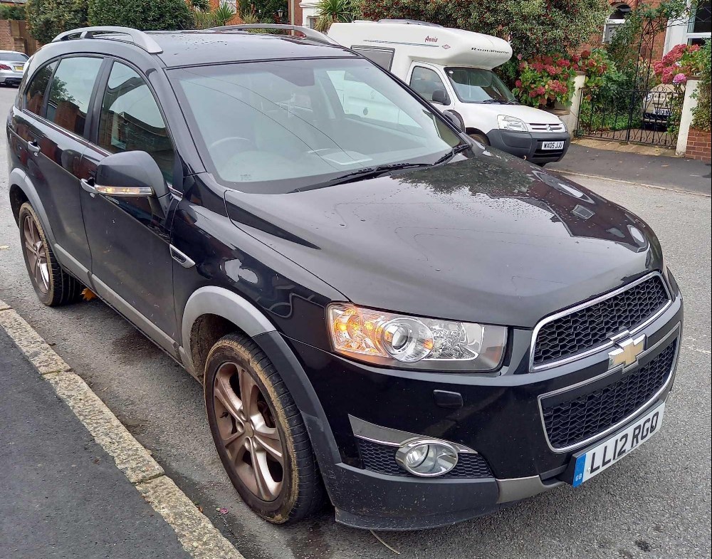 CHEVROLET CAPTIVA LTZ VCDI AUTO ESTATE, DIESEL, 2231CC, MILEAGE 86629, REG LL12 RGO, 7 SEATS, COLOUR