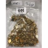 BAG OF 9ct GOLD JEWELLERY ITEM, APPROX 97g