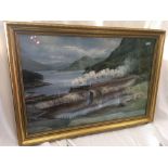 PRINT OF SKYE BOAT TRAIN BY DON BRECKON