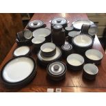 COLLECTION OF HORNSEY, BROWN DINNER & TEA WARE, DATED 1976