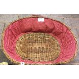 WICKER DOG BASKET