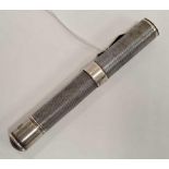 STERLING SILVER DOCTORS TORCH BY S.G & COMPANY, B'HAM 1940 WITH INITIALS JRL, 6'' LONG