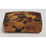 TORTOISE SHELL VICTORIAN BOX