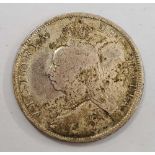 A VICTORIAN SILVER FLORIN 1890