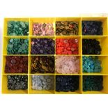 BOX OF PRECIOUS & SEMI PRECIOUS CABOUCHON GEMSTONES