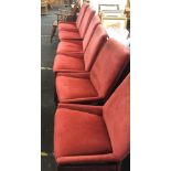 SET OF 6 HAMILTON TEAK UPHOLSTERED CHAIRS, DESIGNED BY ROBERT HERITAGE FOR ARCHIE SHINE