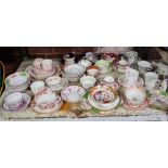 4 CARTONS OF MISC CHINAWARE, CUPS, SAUCERS, PART SETS, LITTLE MILK JUGS, SOUP JUGS, SOUP POT