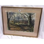 DAVID WEIGHT, ''HAMPSTEAD HEATH IN WINTER'', SIGNED WATERCOLOUR