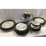 PART ORIENTAL TEA SET