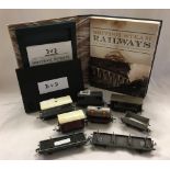 BOOK & DVD BRITISH STEAM RAILWAY & 'OO' GAUGE WAGONS, 4 HORNBY I. LIMA, 3 ORDINARY