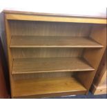 MODERN TEAK BOOKCASE, 3ft WIDE APPROX