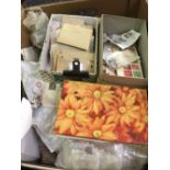 LARGE CARTON OF USED UK & WORLD POSTAGE STAMPS IN BOXES & PLASTIC BAGS, ALSO A QTY OF