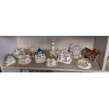 COLLECTION OF 11 COALPORT COTTAGES