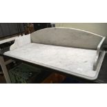 WASH STAND MARBLE TOP, 48'' WIDE X 22'' DEEP