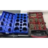 TOOL ZONE PROFESSIONAL 'O' RING SET & A FORGE FAST SELF DRILLING WOOD SCREW SET - NEW IN BOXES