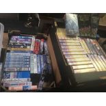 2 CRATES OF VHS VIDEOS WAR / AIRCRAFT RELATED