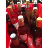 CARTON OF ROSE WINES FROM AROUND THE WORLD