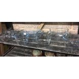 SHELF OF PYREX WARE OR SIMILAR