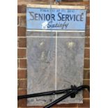 VINTAGE SENIOR SERVICE CIGARETTE DART SCORING BOARD