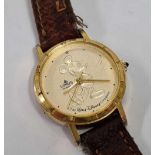 GOLD COLOURED MICKEY MOUSE WATCH