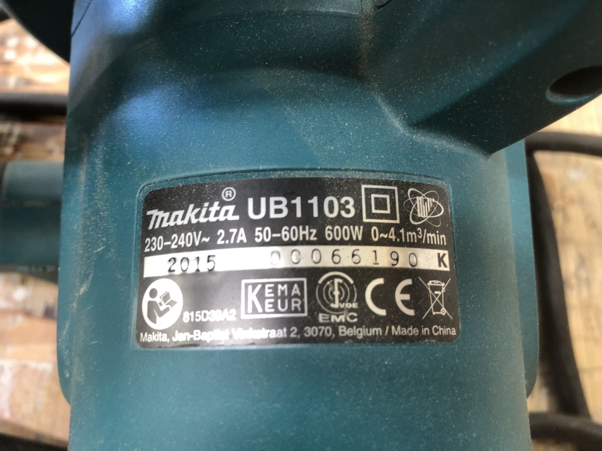 Makita UB1103 Mini Blower - Image 3 of 3