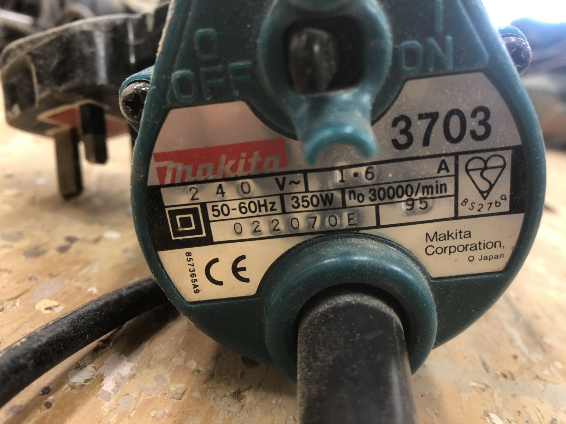 Makita 3703 1/4in Trimmer - Image 3 of 3