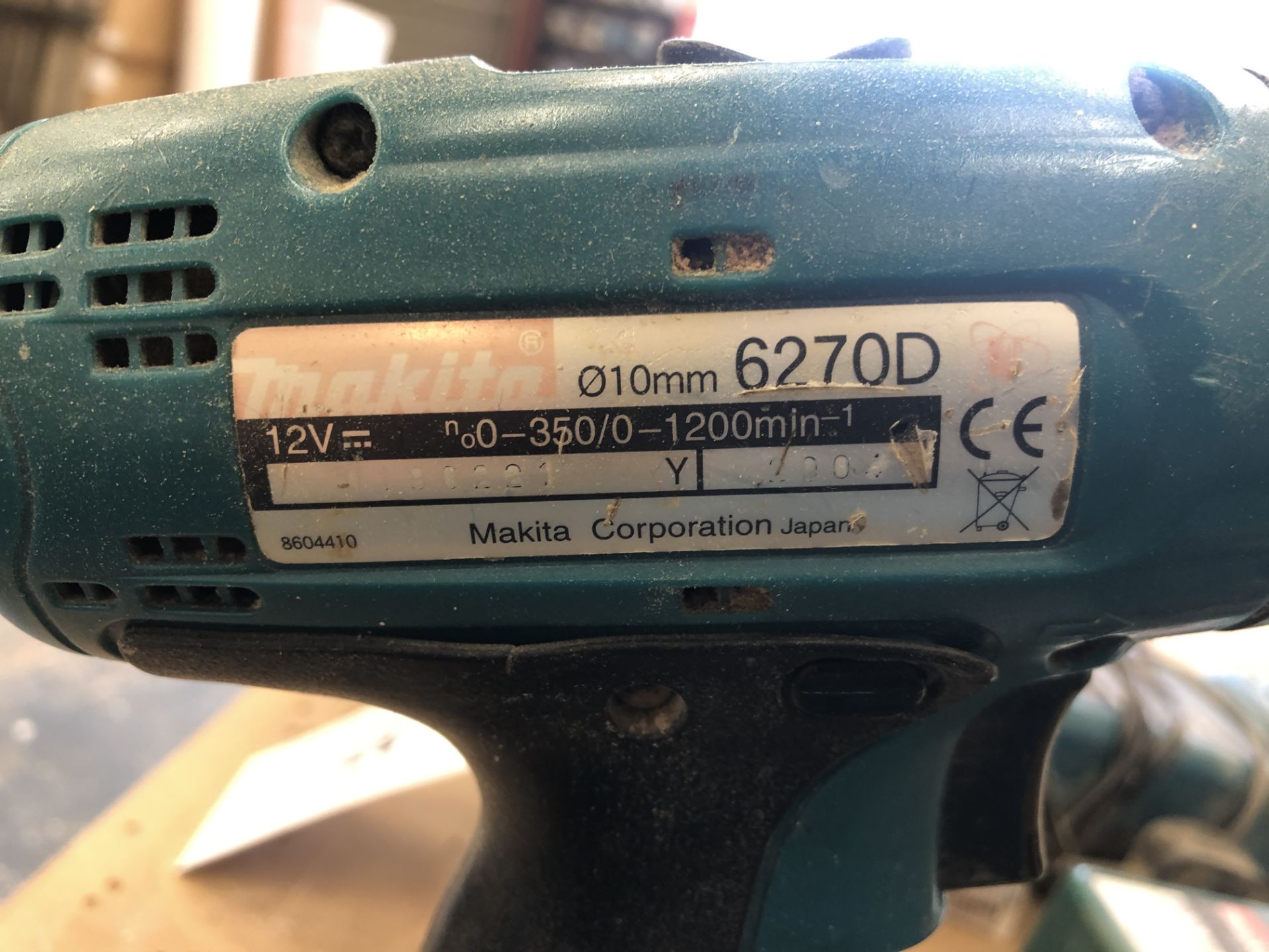 (3) Makita Cordless Drills with (3) Battery Chargers - Image 3 of 5