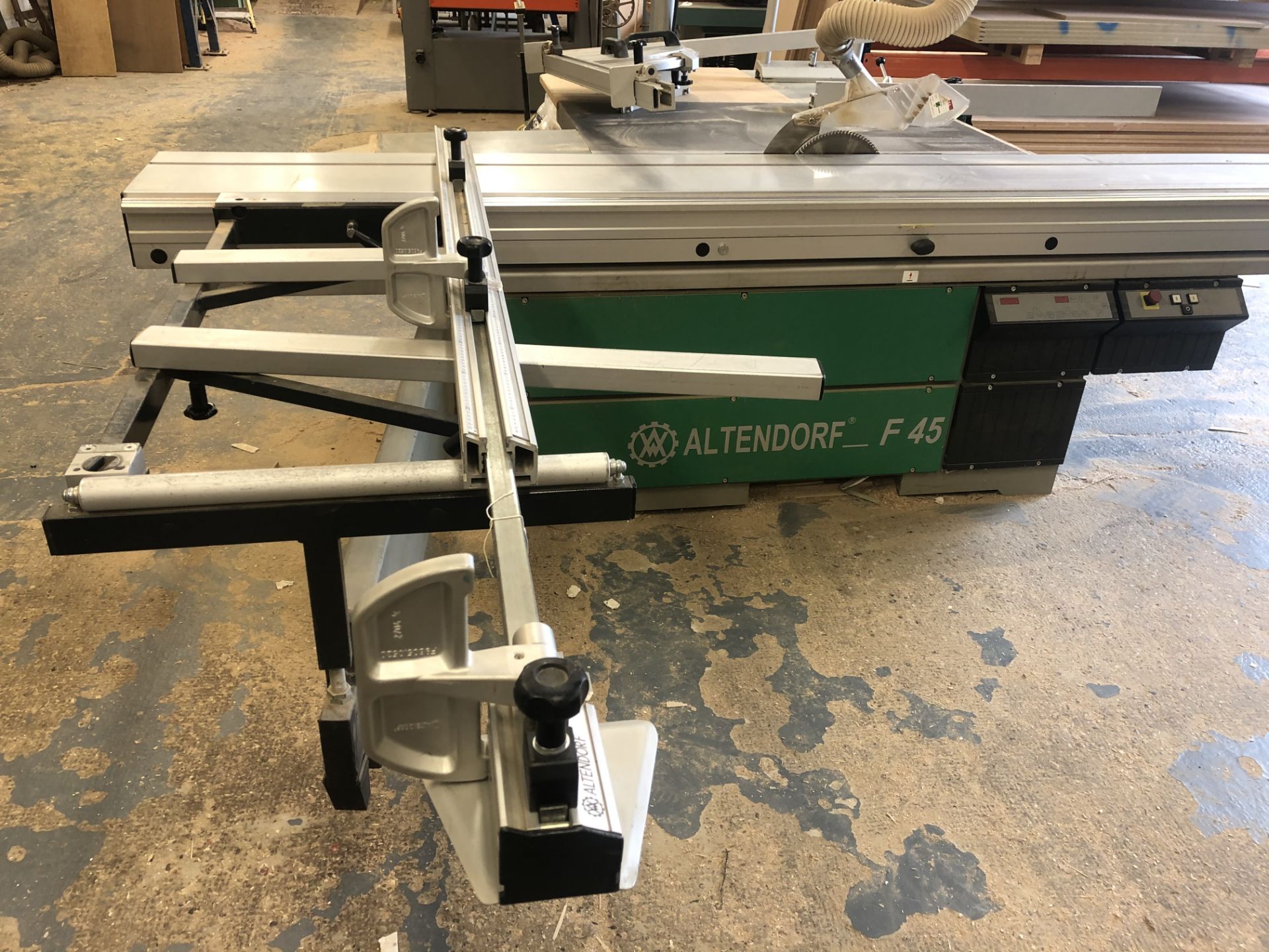 Altendorf F45 CE Sliding Table Saw with Altendorf Duplex Mitre Fence - Image 9 of 10