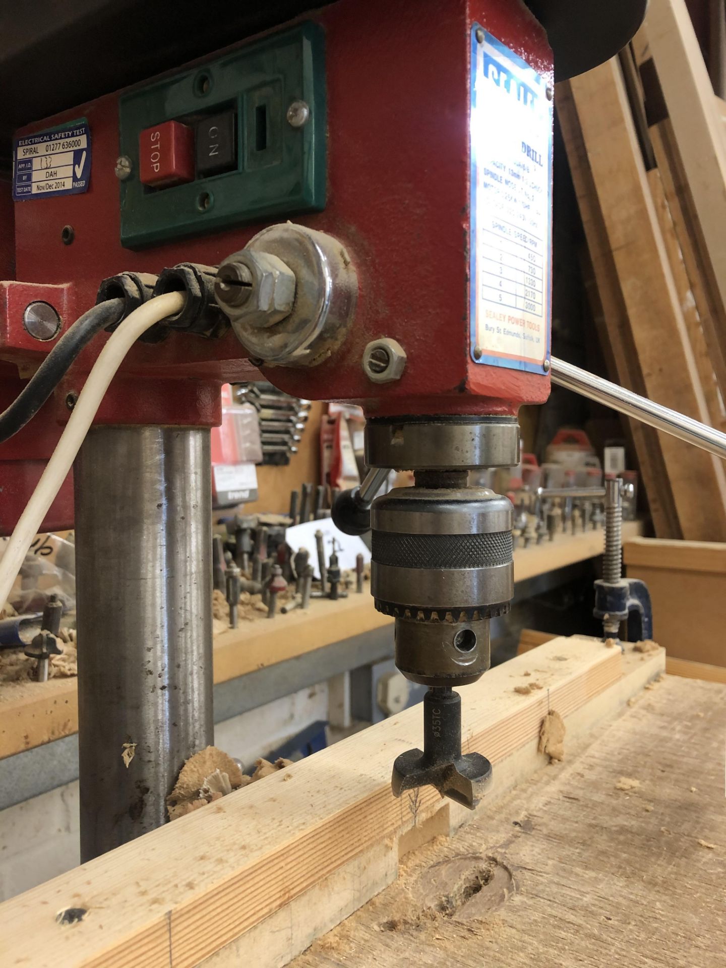 Sealey GDM-50A/5/B Pillar Drill - Image 4 of 5