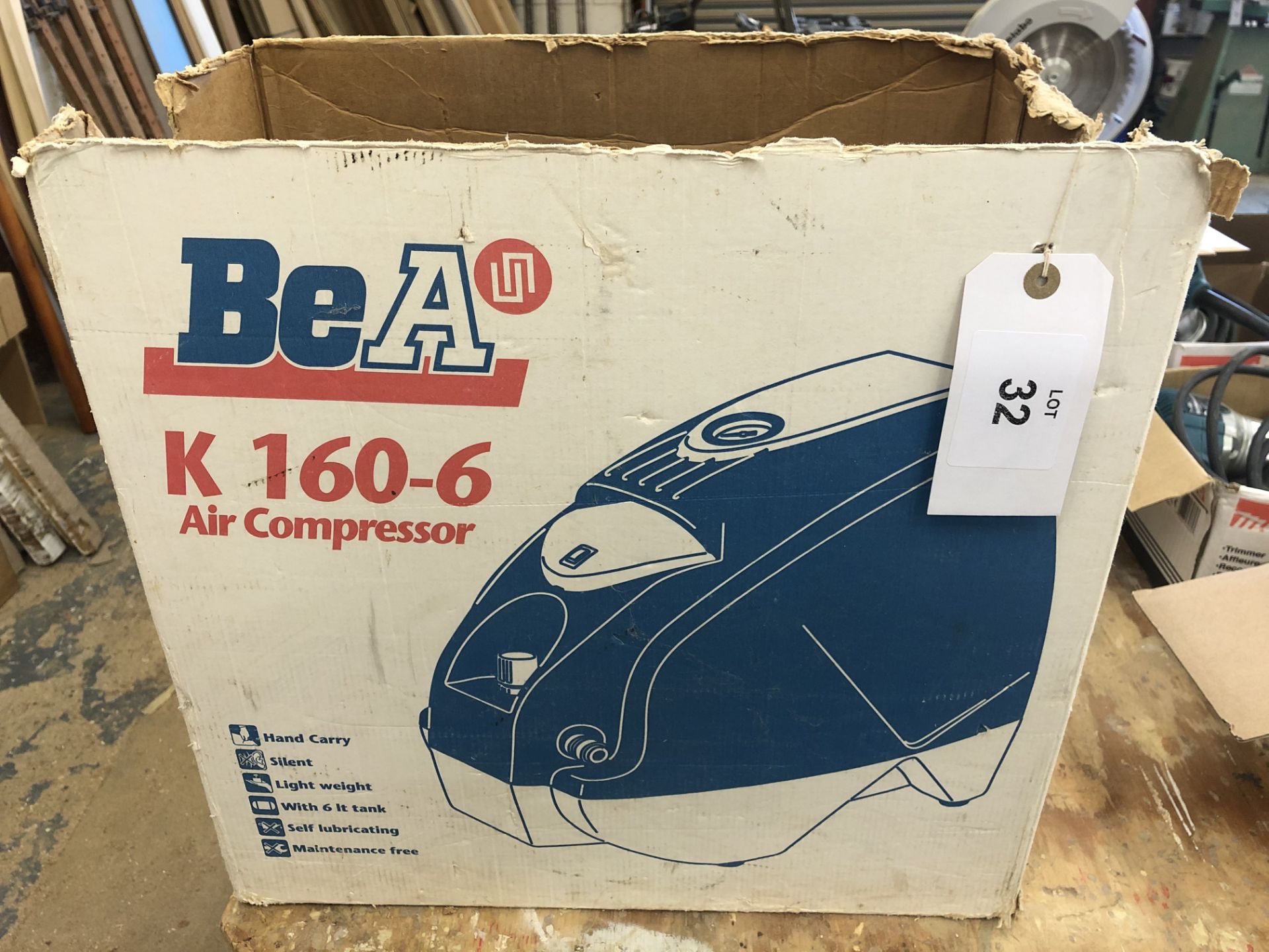 BeA K160-6 6 Litre Air Compressor - Image 2 of 2