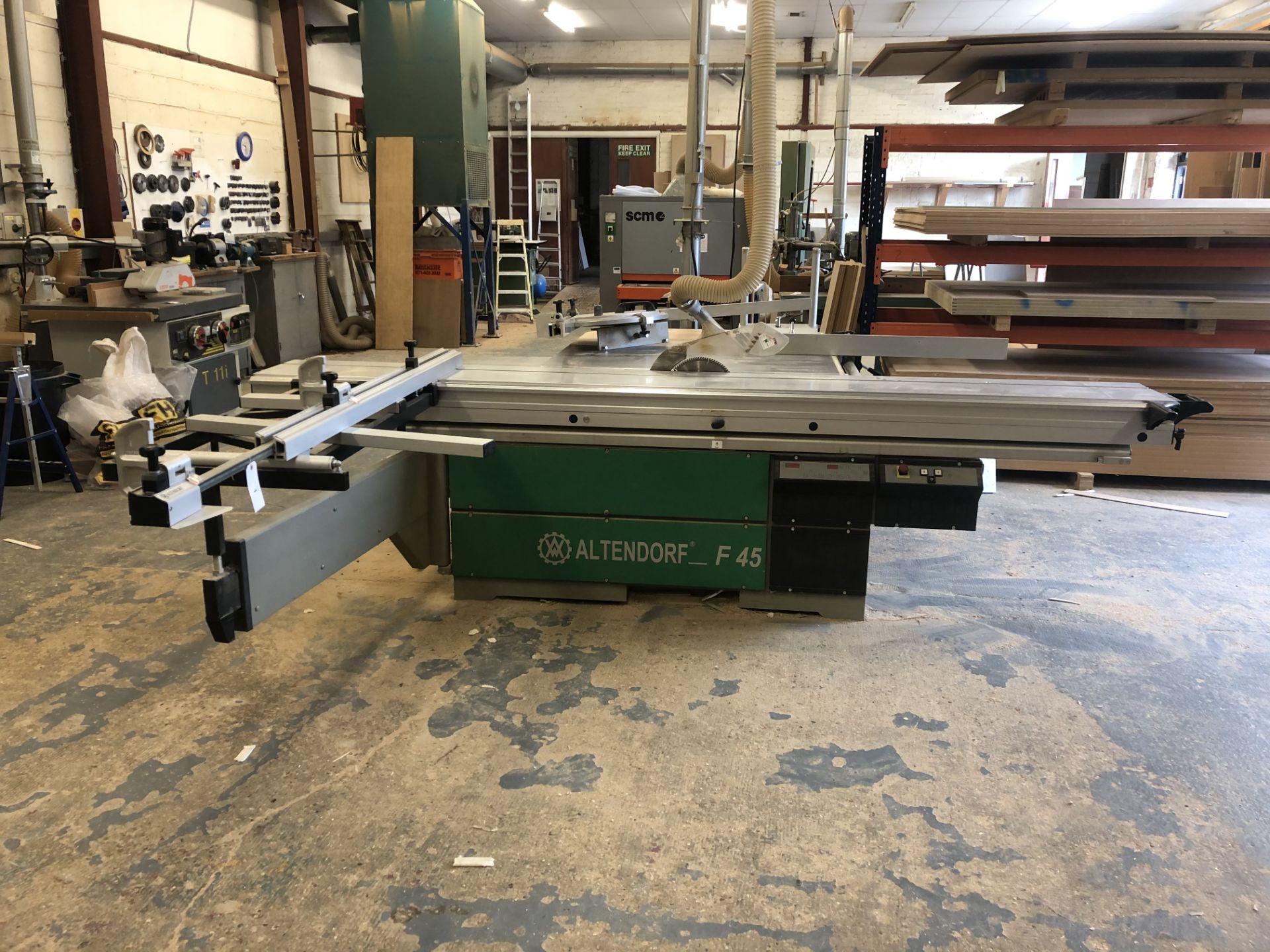 Altendorf F45 CE Sliding Table Saw with Altendorf Duplex Mitre Fence