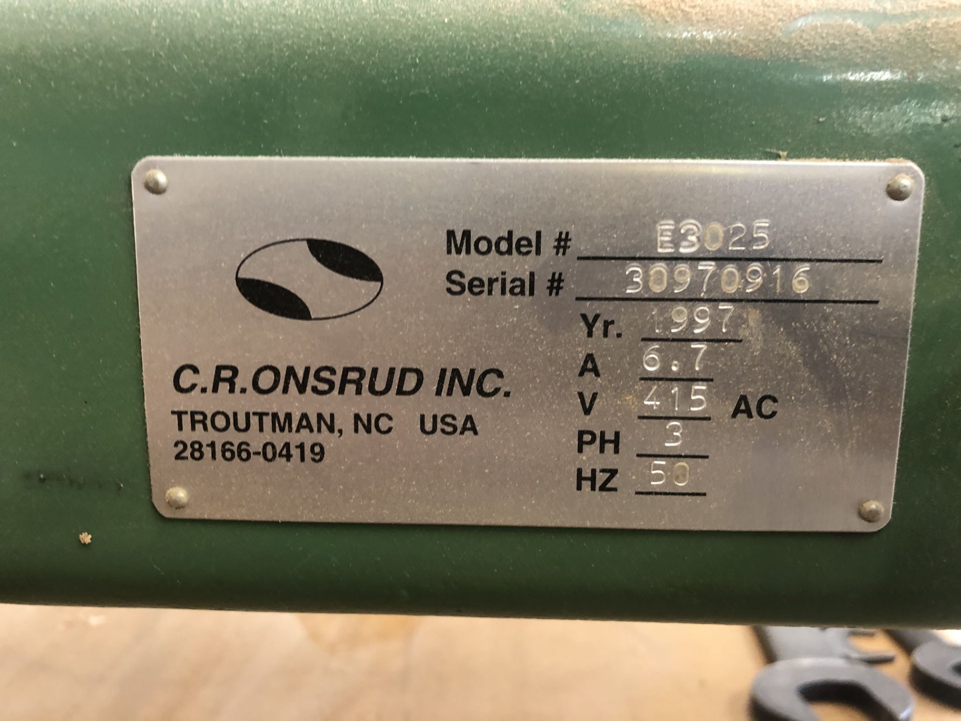 C.R. Onsrud E3025 Inverted Pin Router - Image 7 of 7