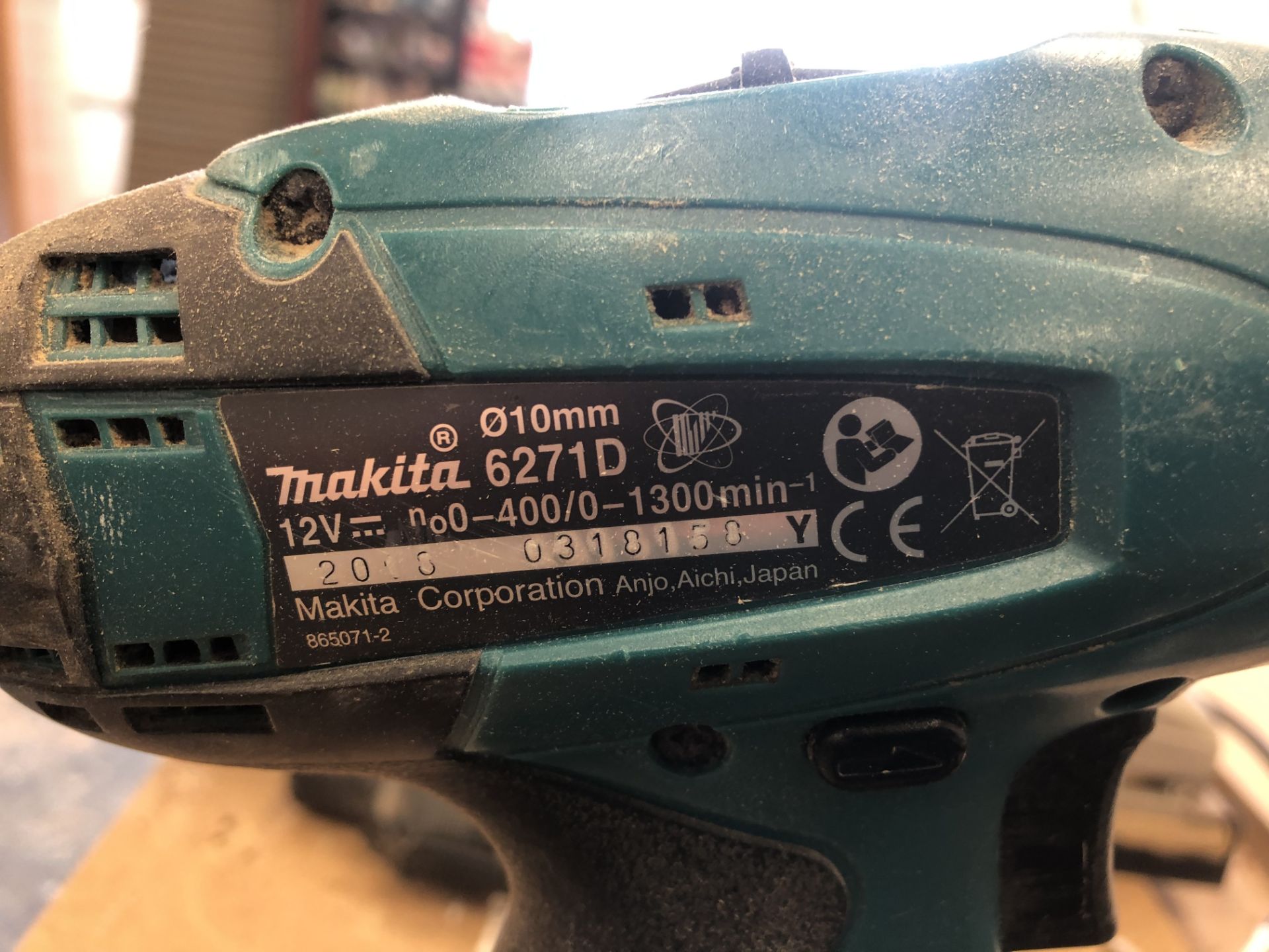 (3) Makita Cordless Drills with (3) Battery Chargers - Image 5 of 5