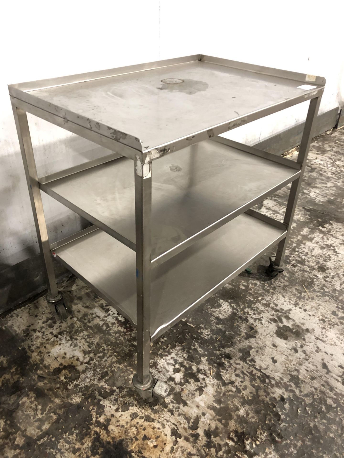 Stainless Steel Three Tier Trolley - Image 2 of 2