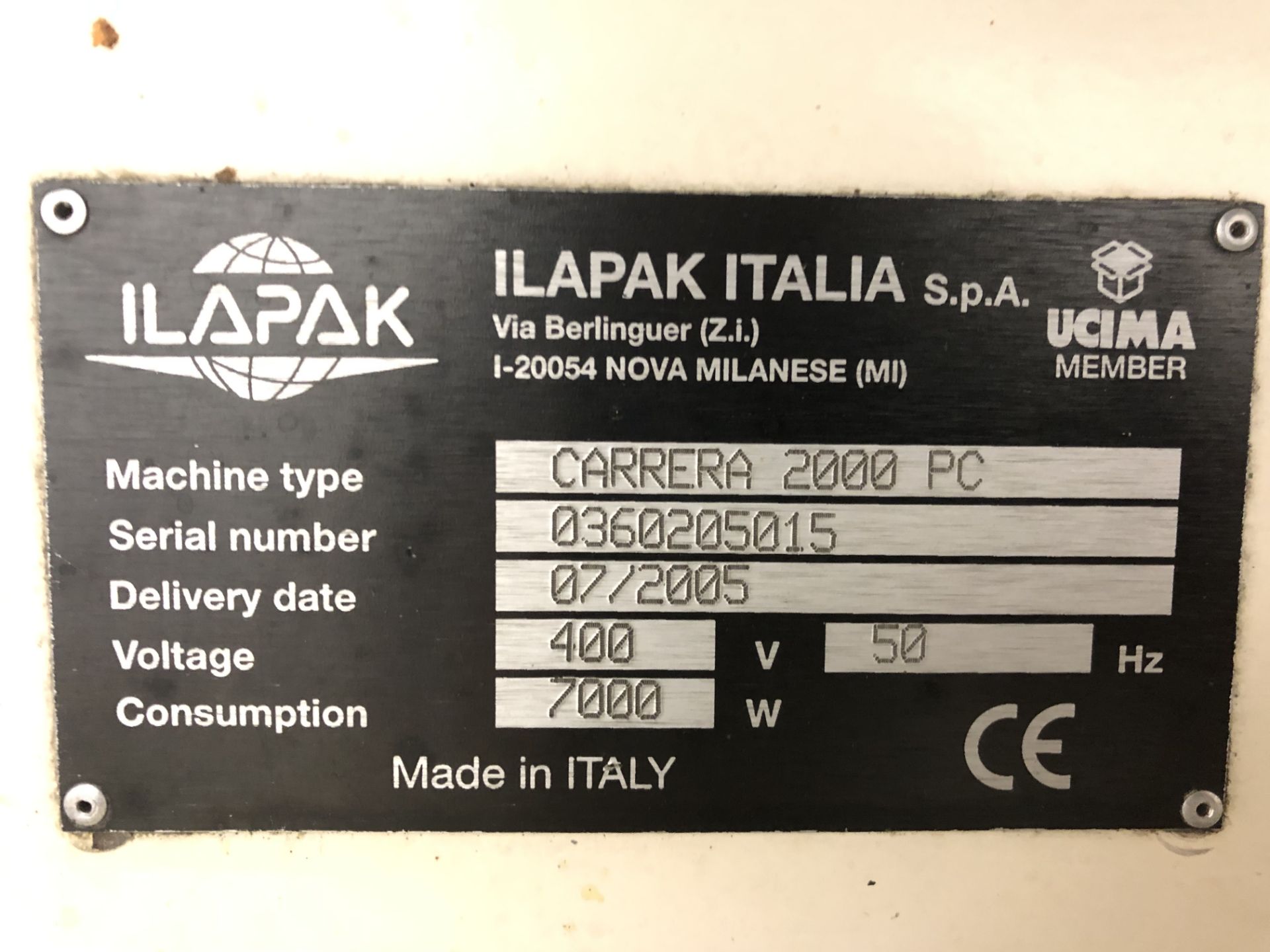 Ilapak Carrera 2000 PC Horizontal Flow Wrapper - Image 13 of 14