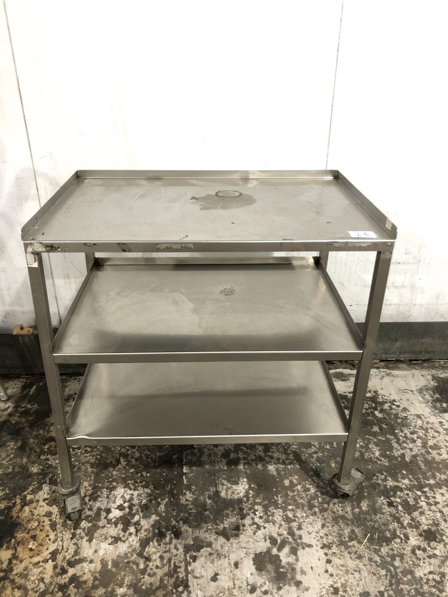 Stainless Steel Three Tier Trolley