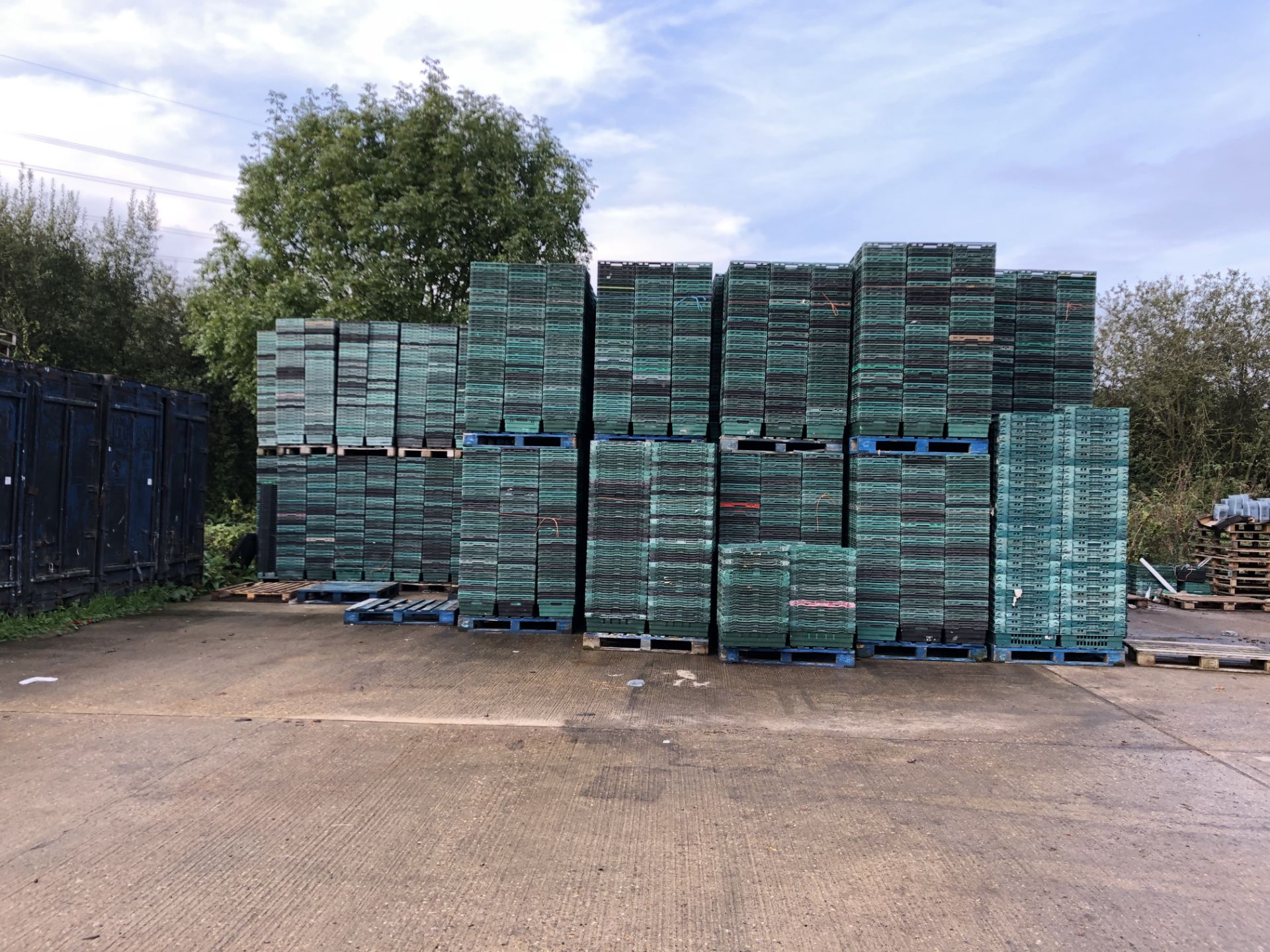 Approximately 12,000 Fruit & Veg Plastic Stacking Crates